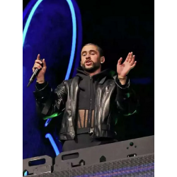 Bad Bunny Coachella Valley Music and Arts Festival Leather Jacket